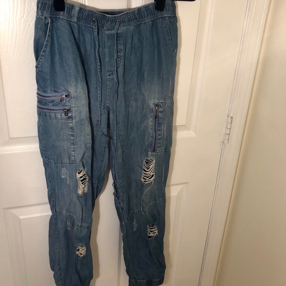 Vintage Havana Denim Joggers - Picture 1 of 3